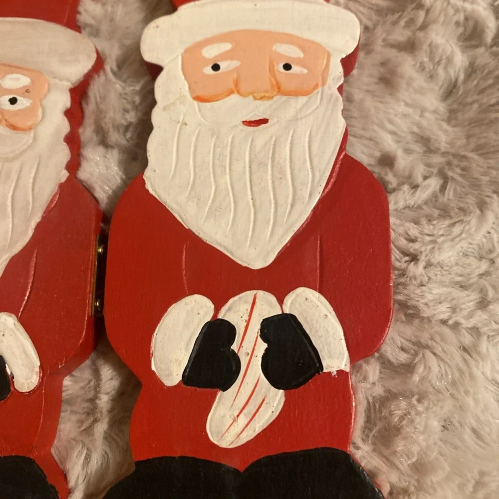 World Bazaar Folded Hinged Santas